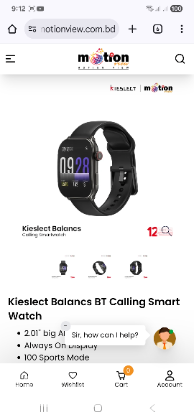 Kieslect Balancs Note Calling Smart Watch